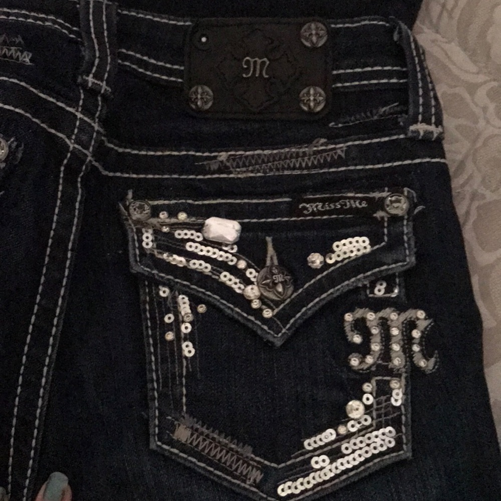 Miss Me Juniors- size 14 bootcut - Picture 5 of 6